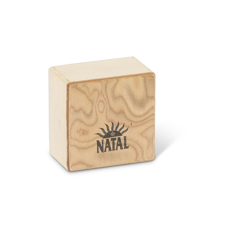 Natal WSK-SQ-MB Square Shaker in Macha Burl