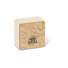 Natal WSK-SQ-MB Square Shaker in Macha Burl