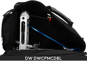 DW MFG Series Machined Chain Drive Single Pedal w/ Bag, Blue Edition