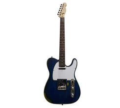 NEWEN Relic Telecaster Style Electric Guitar Made in Argentina, White Oak Wood, (Blue)