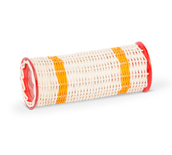 Natal GZ-L Ganza Shaker ,Yellow Band Red Ends, Large