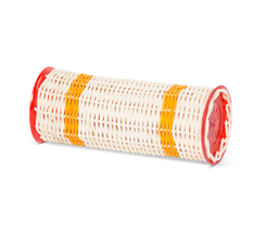 Natal GZ-L Ganza Shaker ,Yellow Band Red Ends, Large