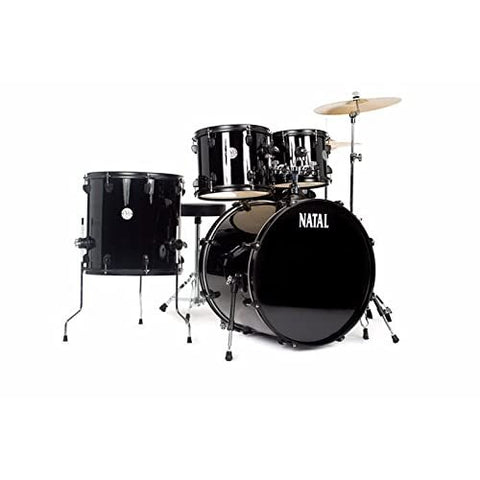 Natal K-Evb-Uf22 Evolution 5-Piece Shell Pack Acoustic Drum Kit - Black