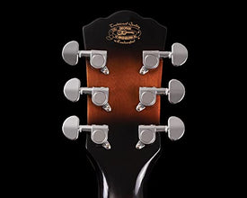 Washburn Festival EA15 Mini Jumbo Cutaway, Acoustic Electric Guitar, Tobacco Burst