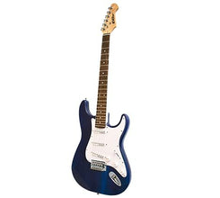 Newen Stratocaster Style Electric Guitar Made In Argentina, Blue Wood