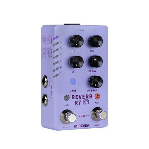 Mooer R7 X2 REVERB Stereo REVERB Pedal