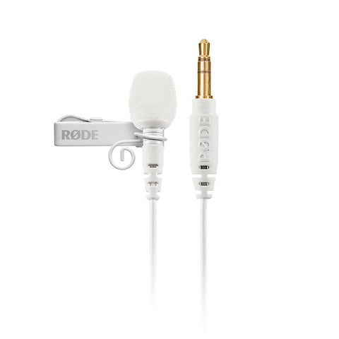 Rode Lavalier Go Professional-Grade Wearable Lapel Microphone White Color Edition