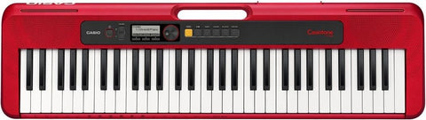 Casio CT-S200 Casiotone 61-Key Portable Keyboard with Piano tones, Red