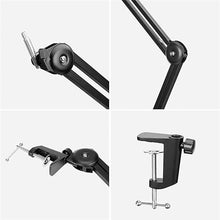 Boya BY-BA20 Aluminum Alloy Desk Holder Microphone Stand Bracket for Video Recording