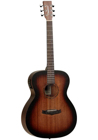 Tanglewood Crossroads TWCR OE Semi Acoustic Guitar, 6 Strings, Orchestra, Whiskey Barrel Burst Satin Finish