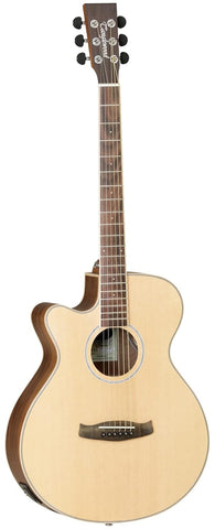 Tanglewood DBT-SFCE-BW-LH Discovery Series, Super Folk Cutaway, Electro Acoustic Guitar, Left Hand