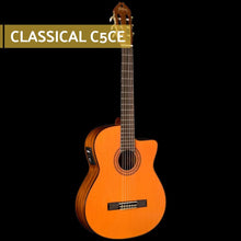 Washburn C5CE Classical Electro-Acoustic Guitar - Natural