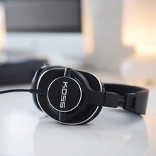 Koss Pro4S Full Size Studio Headphones, Black With Silver Trim