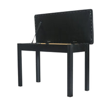HEBIKUO-Q-111T-DOUBLE PIANO STOOL (with storage)