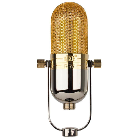 MXL R77 Classic Ribbon Microphone with Mogami XLR Cable and Desktop Mic Stand