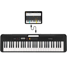 Casio CT-S200 WE Casiotone 61-Key Portable Keyboard With Adaptor