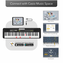 Casio LK-S250 Casiotone 61-Keys Keylighting Portable Keyboard With Adaptor
