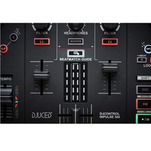 Hercules DJControl Inpulse 300  DJ controller with USB - 2 tracks with 16 pads and sound card  DJUCED Software and