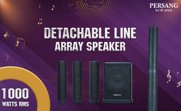 PERSANG Astra (12) Line Array Speaker System | 1000 Watts RMS / 10000PMPO Output | Woofer 30.48 cm | 2 Speaker with 8 pcs of