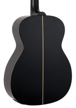 Washburn 6 String Acoustic-Electric Guitar, Right, Striped Ebony (DFEFE)