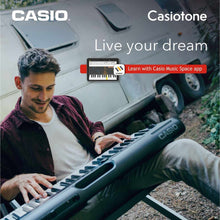 Casio CT-S300 Casiotone 61-Key Touch Sensitive Portable Keyboard with Piano tones, Black