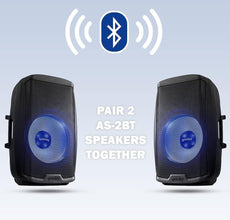 Gemini AS-2115BT-LT 2000-Watt 15-Inch Multi LED Bluetooth Loudspeaker