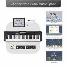 Casio CT-S300 Casiotone 61-Key Touch Sensitive Portable Keyboard with Piano tones, Black