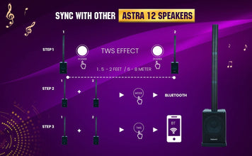 PERSANG Astra (12) Line Array Speaker System | 1000 Watts RMS / 10000PMPO Output | Woofer 30.48 cm | 2 Speaker with 8 pcs of