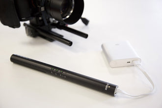 Rode NTG4+ shotgun microphone with Rechargeable lithium Battery