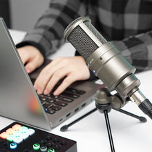 TAKSTAR Studio Microphone/Recording Microphone, Condenser Microphone with Windproof Sponge for Vocals Recording, Dubbing, Live-Streaming, Broadcasts, and YouTube Videos SM-8B