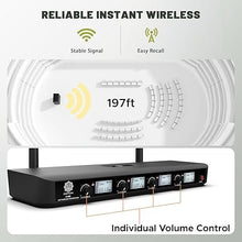 Digimore D-385 4-Channel UHF Wireless Microphone System