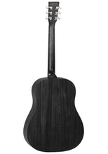 Tanglewood Blackbird Semi Acoustic Guitar, 6 Strings, Slope Shoulder Dreadnought, Smokestack Black Satin Finish