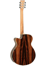 Tanglewood DBT SFCE AEB Discovery Super Folk Electro Acoustic Guitar with Fishman Presys Pickup, Ebony Top