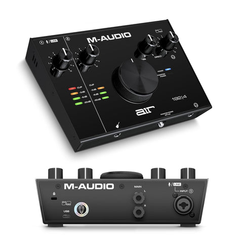 M-Audio AIR 192|4 | 2-In 2-Out USB Audio Interface with Recording Software from ProTools &amp; Ableton Live, Plus Studio-Grade FX &amp; Virtual Instruments