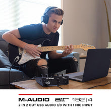 M-Audio AIR 192|4 | 2-In 2-Out USB Audio Interface with Recording Software from ProTools & Ableton Live, Plus Studio-Grade FX & Virtual Instruments