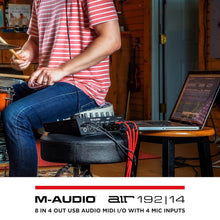 M-Audio AIR 192|4 | 2-In 2-Out USB Audio Interface with Recording Software from ProTools & Ableton Live, Plus Studio-Grade FX & Virtual Instruments