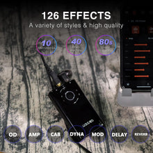 MOOER PRIME P1 Smart Pedal, Black Graphite Pocket Guitar Multi-Effects Pedal with App