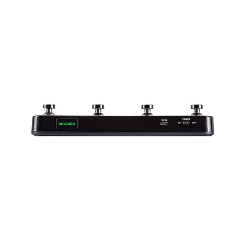 MOOER F4 Black Prime P1 Wireless Footswitch Controller for Preset Switching and Looper and Drum Machine Control