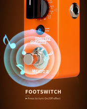MOOER Purer Octave Guitar Pedal, Micro Seires Guitar Pedal 15 Octave Modes and 3 Working Modes