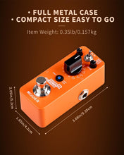 MOOER Purer Octave Guitar Pedal, Micro Seires Guitar Pedal 15 Octave Modes and 3 Working Modes