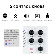 MOOER Preamp X2 Dual-channel Digital Preamp Pedal with 14 Preset Slots Supporting loading MNRS, GNR, and GIR files via MOOER STUDIO to Expand Ttonal Palette