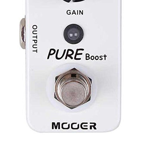 NEW! MOOER Pure Boost Pedal True bypass/Effect Pedal+free 8 way cable