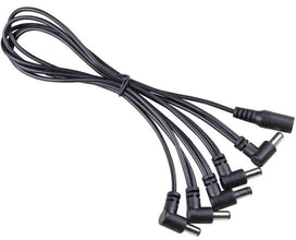 Mooer Pdc5A Multi Dc Power Cable, 5 Right Angle Connector