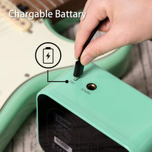 MOOER GTRS PTNR GCA5 White Mini Bluetooth Amplifier Guitar Amp with 1/4?€? Input Jack, Built-in Batteries, USB Charging, Bluetooth Speaker for Audio Playback