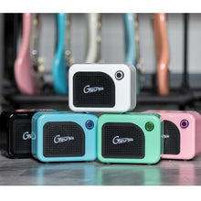 MOOER GTRS PTNR GCA5 White Mini Bluetooth Amplifier Guitar Amp with 1/4?€? Input Jack, Built-in Batteries, USB Charging, Bluetooth Speaker for Audio Playback