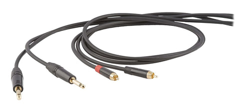 Proel DHS535LU18 DH.Audio Cable 2 6.3MN-2RCA BK1.8M