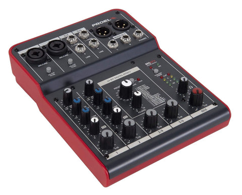 Proel MQ6FX Compact 6-channel Mixer with FX