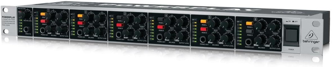 Behringer Powerplay HA6000 6-Channel Headphone Mixing Distribution Amplifier