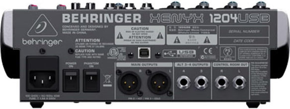 Behringer Xenyx 1204USB Mixer with USB