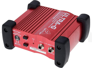 Behringer Ultra-G GI100 Professional Battery/Phantom Powered DI-Box with Guitar Speaker Emulation, 10Hz-160kHz Frequency Response